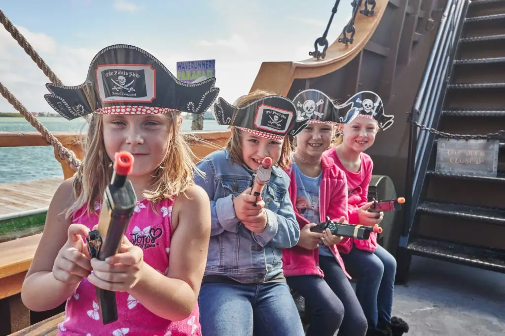 Kids Wearing Pirate Hat