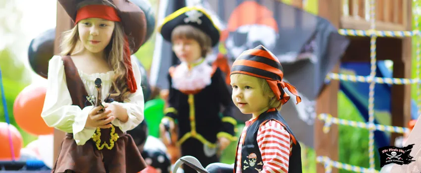 SST - A group of kids at a pirate-themed party