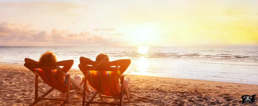 SST - Couple lying down under the sun by the beach