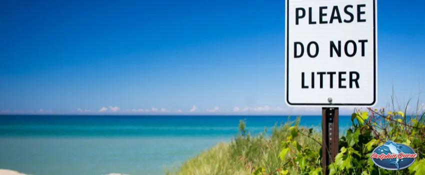 SST - Do not litter sign 