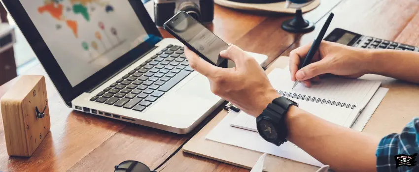 SST-Person Researching Online for His Vacation