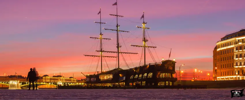 SST-The Flying Dutchman Sailing Across the Sunset