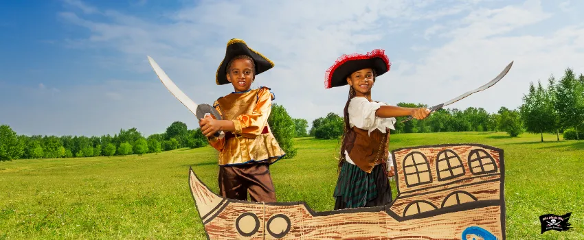 SST - Two Kids in Pirate Costumes