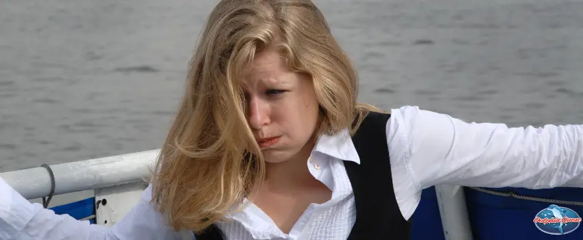 SST -Woman Seasick on a Boat