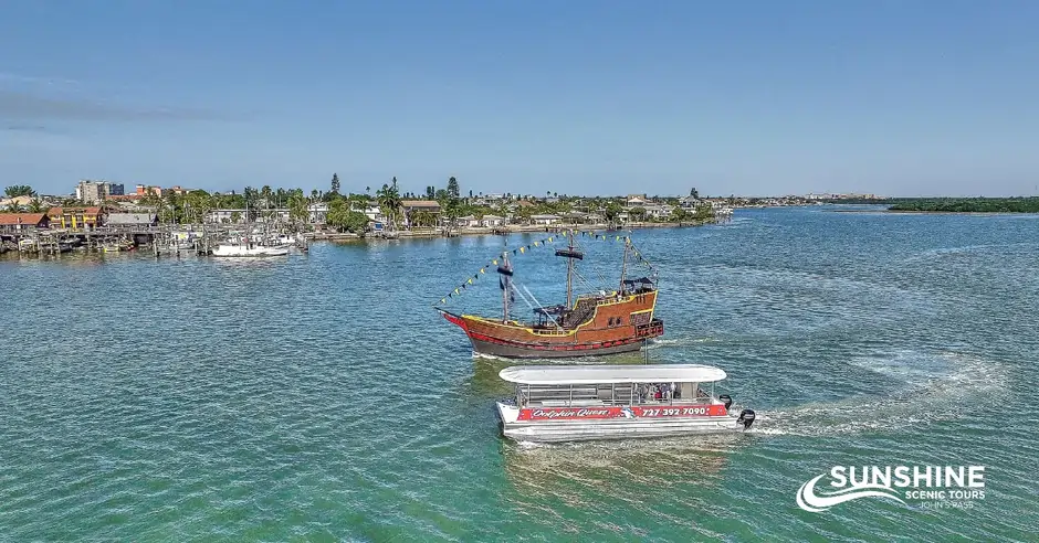 Two boats sailing on calm water | SST